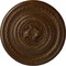 Ekena Millwork Pearl Ceiling Medallion (Fits Canopies up to 1 7/8"), 26 1/4"OD x 1 1/2"P, Root Beer Crackle CM26PERBC - alternate 1